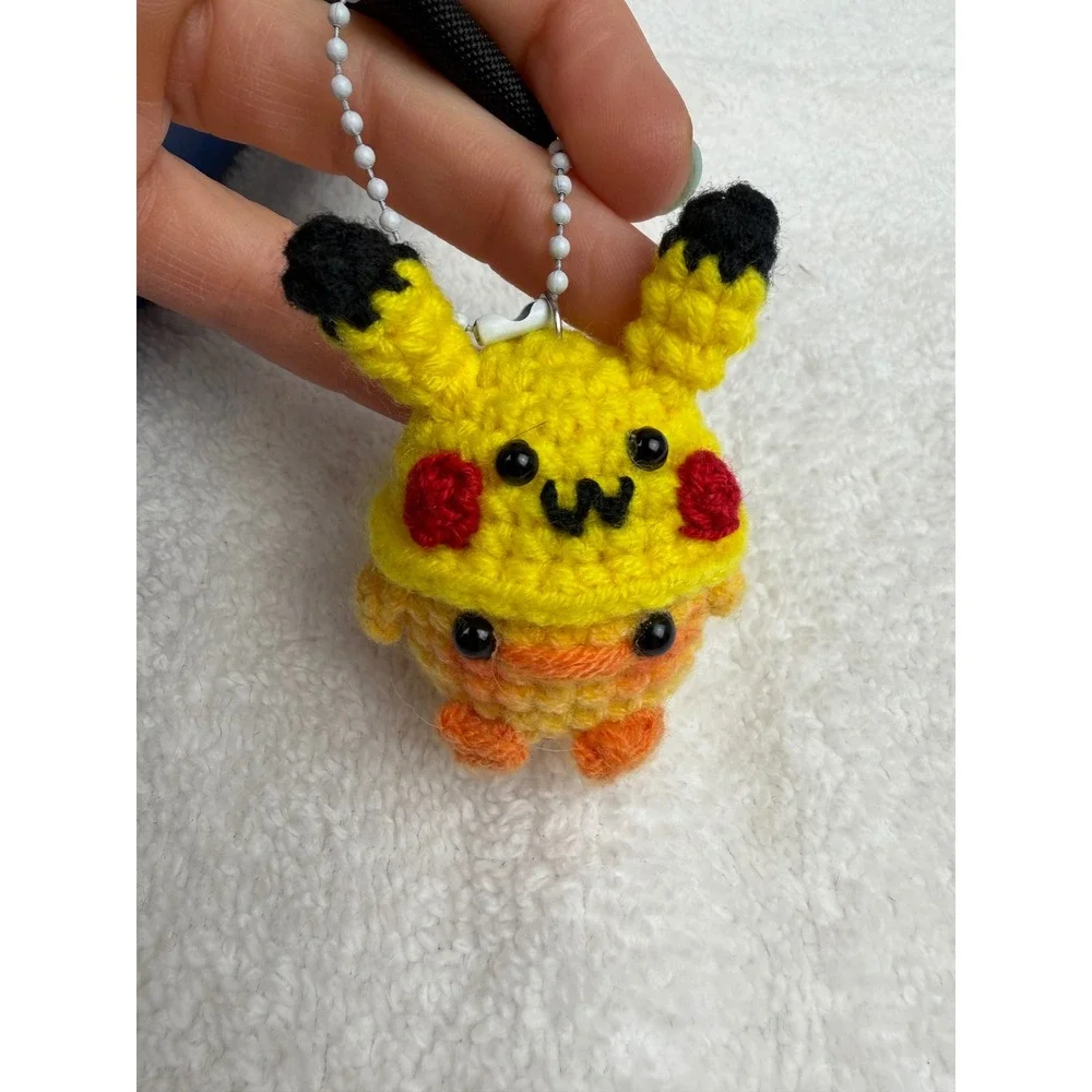 Pokemon Blastoise Trading Card Binder Zipper Case with Pikachu Duck Charm Blue